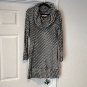Cowl neck Sweater dress